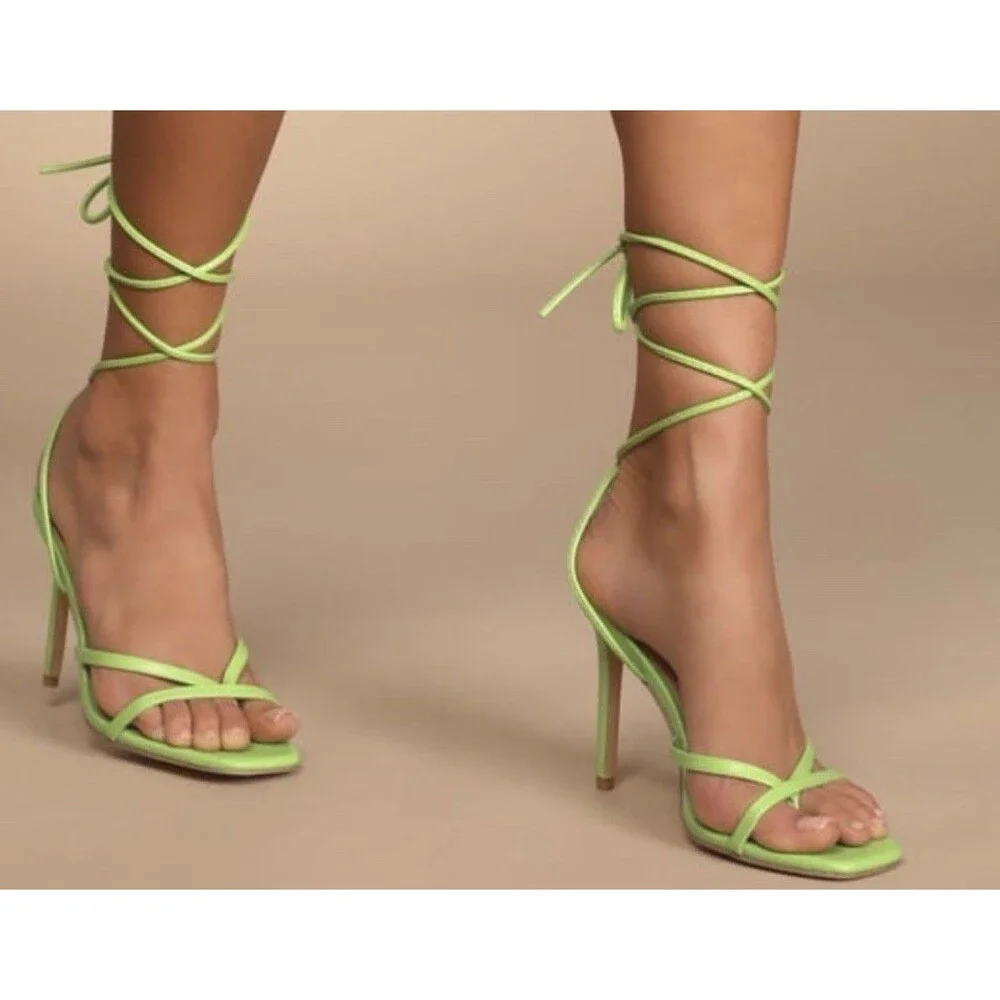 Lulus Stiletto Heel Strap Shoes